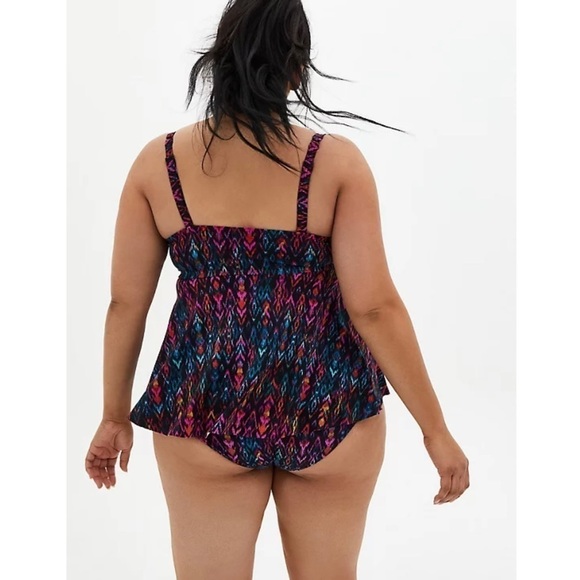 TORRID Multi Ikat Tankini & High Waisted Swim Set - Picture 5 of 10